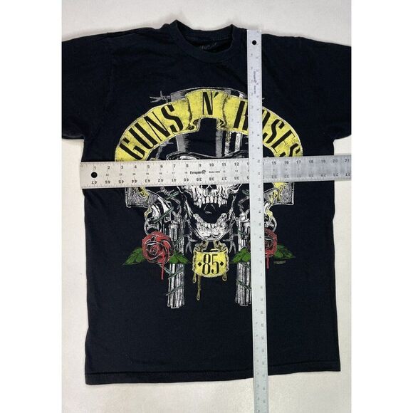 Guns N Roses 1985 Retro Graphic T-shirt Men Medium Black Short Sleeve Music - Picture 5 of 5